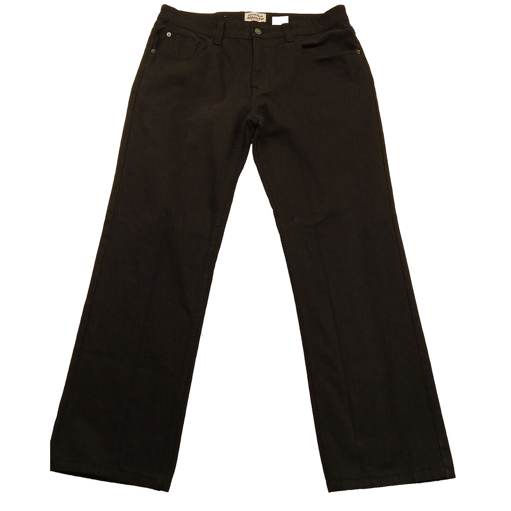 Ablanche Jeans 36 X 32 Men's Baggy Y2K Denim Button Fly Hip Hop Streetwear